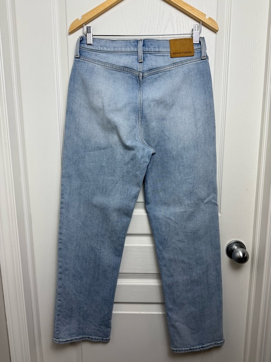Aritzia Denim Forum 70s Retro Cheeky High Straight Size 29 Light Wash - Picture 9 of 14